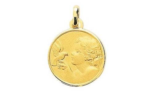 Médaille Gaspard or jaune 750/1000
